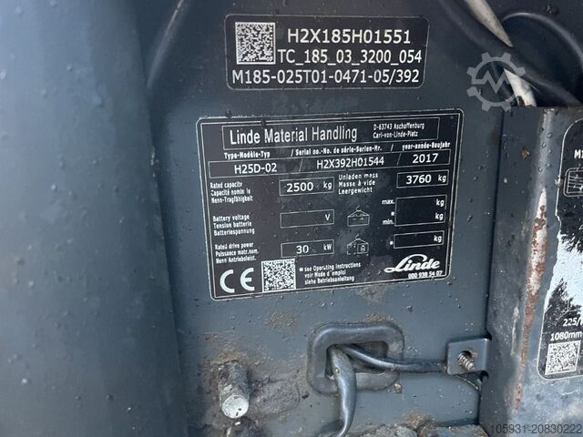 Περονοφόρα περονοφόρα ανυψωτικά Linde H25D-02