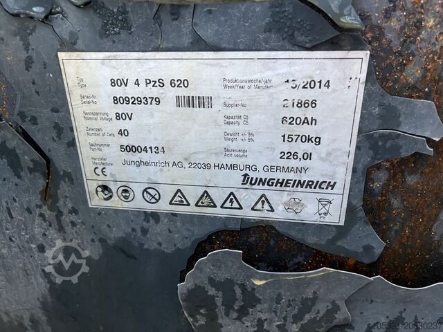 Ηλεκτρικό περονοφόρο τετράτροχο Jungheinrich EFG430k