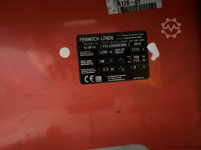 περονοφόρο ανυψωτικό με μετατόπιση ιστού Linde R12B-01