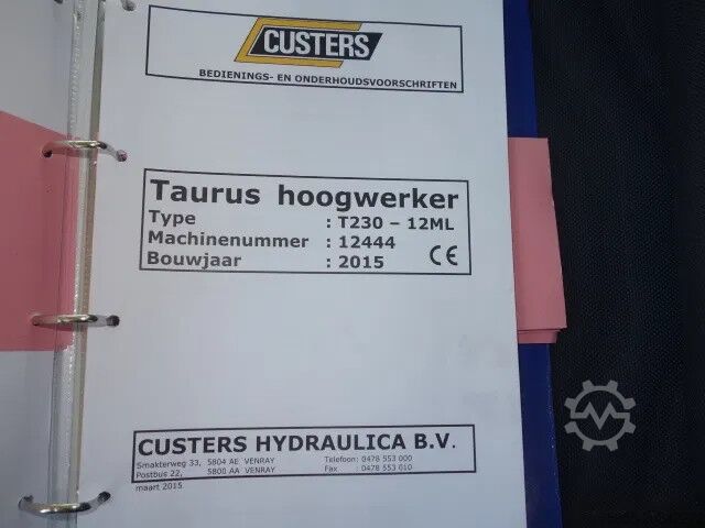 Lifting platform Iveco Daily 35S14 CUSTERS 12 METER SKY WORKER EURO 6 ...