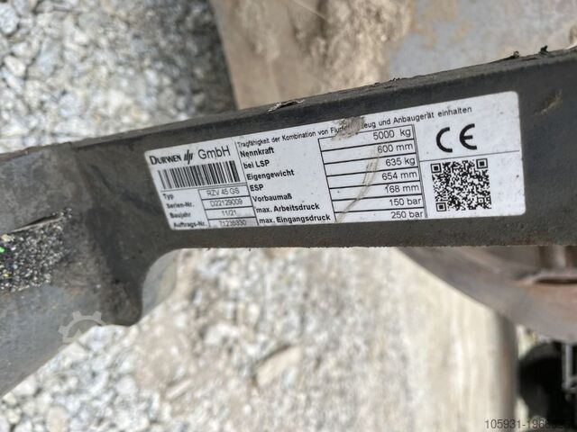 Posicionador de horquillas Durwen RZV45GS