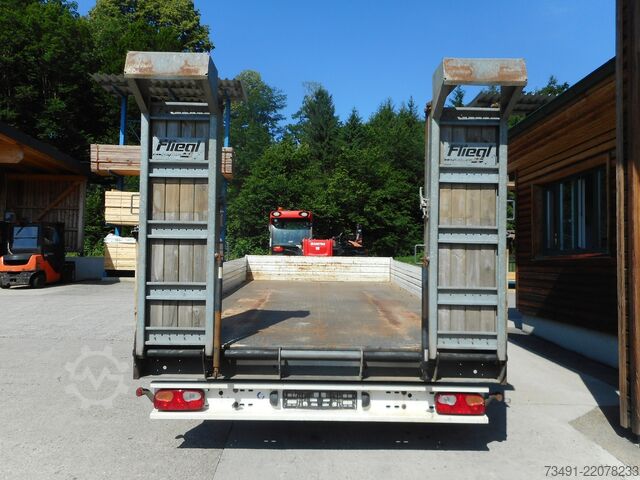Tieflader-Anhänger für Baumaschinen FLIEGL TPS 100