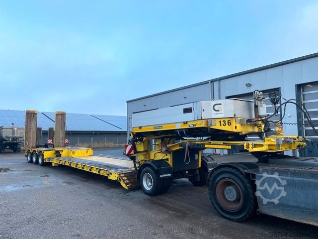 Dieplader oplegger GOLDHOFER STZ-VLS4-37/80 Tiefbett + SX 1-25/80 Dolly