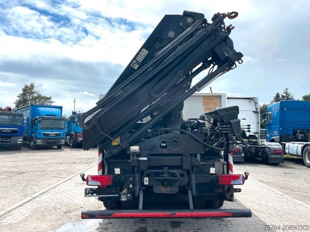 Ciężarówka z płaską platformą MAN TGS 26.440/Pritsche/Hiab 211 EP-3/FUNK/6x6 Hydro