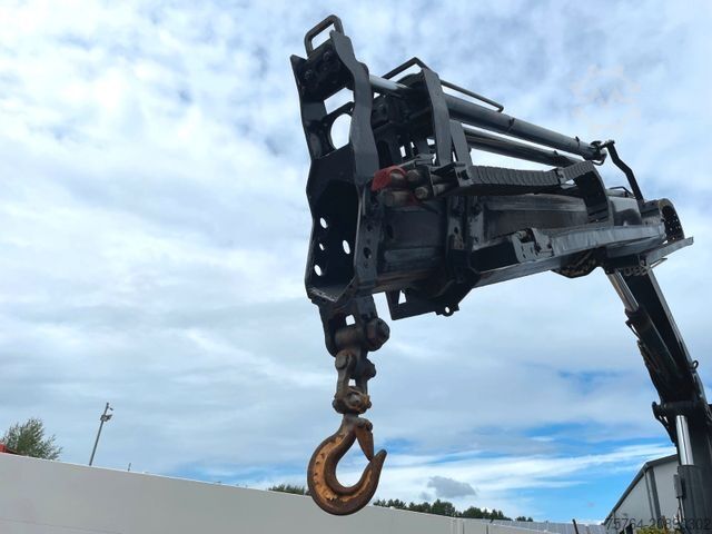 Ciężarówka z płaską platformą MAN TGS 26.440/Pritsche/Hiab 211 EP-3/FUNK/6x6 Hydro