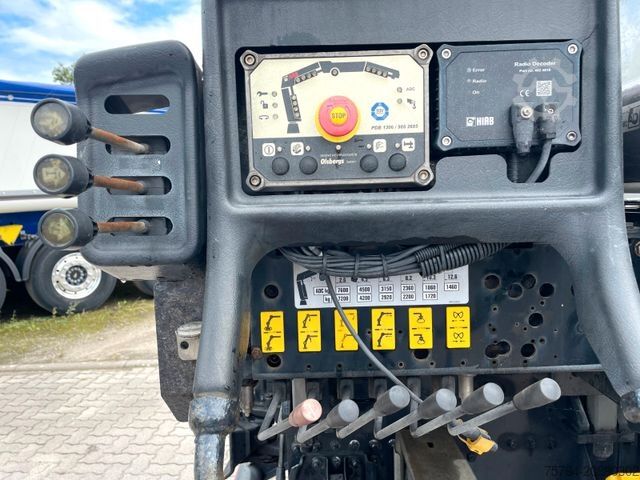 Ciężarówka z płaską platformą MAN TGS 26.440/Pritsche/Hiab 211 EP-3/FUNK/6x6 Hydro