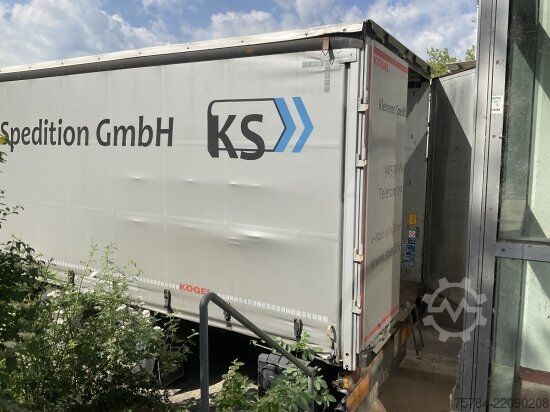 Semiremorcă deschisă cu prelată KöGEL SN 24 STANDARD CURTAINSIDER, PALKASTEN, LIFT,   MIETKAUF MGL.