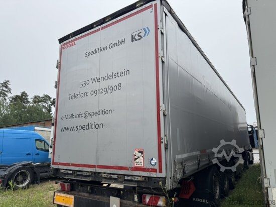 Semiremorcă deschisă cu prelată KöGEL SN 24 STANDARD CURTAINSIDER, PALKASTEN, LIFT,   MIETKAUF MGL.