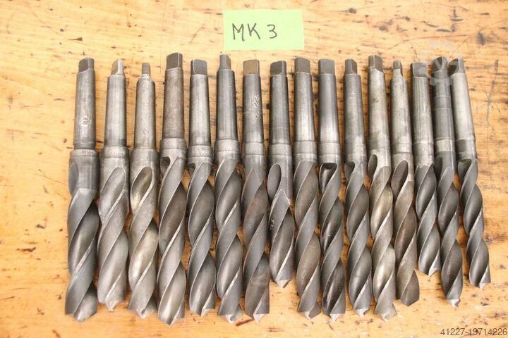 Brocas helicoidais, 37 peças Holex,WMW,Gühring Zweischneidig Ø 14,5 - 31,5 mm