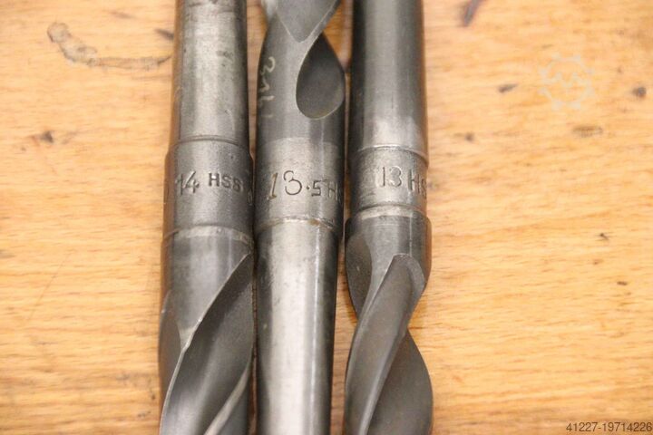 Brocas helicoidais, 37 peças Holex,WMW,Gühring Zweischneidig Ø 14,5 - 31,5 mm