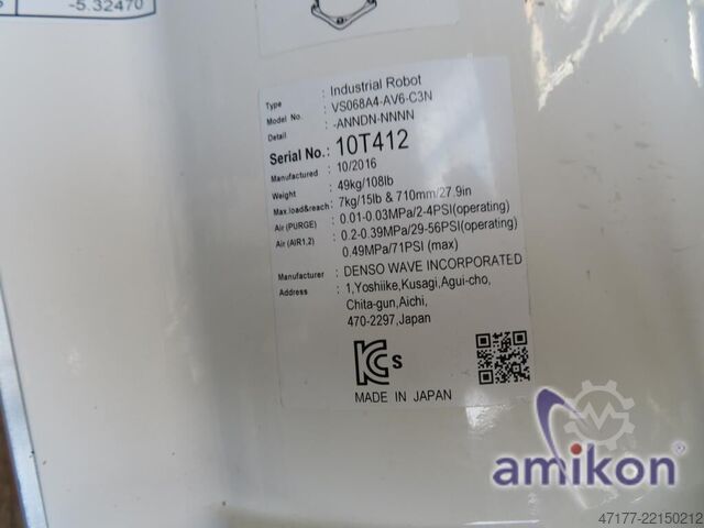 6-akset robot Denso VS-068