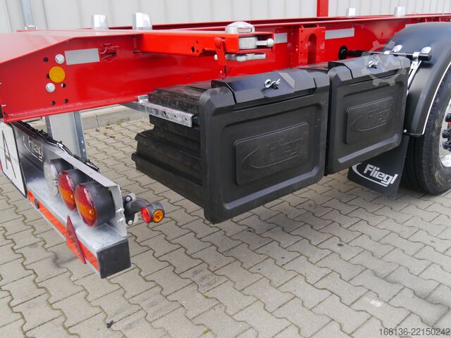 Swap-chassis trailer Fliegl Tandem-Wechselanhänger TWP 180 Standard