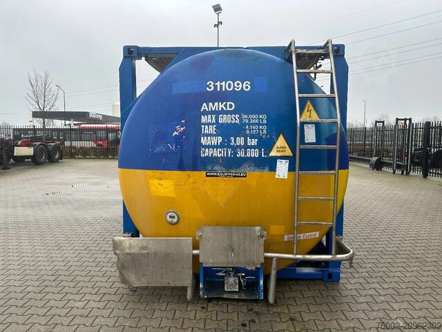 Tankcontainer Van Hool 20FT SWAPBODY 30.800L UN PORTABLE T7  ADR+CSC i...