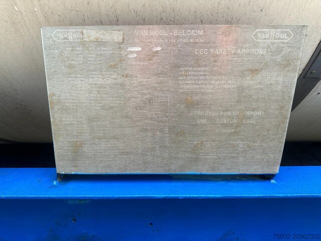 Tankcontainer Van Hool 20FT SWAPBODY 30.800L UN PORTABLE T7  ADR+CSC i...