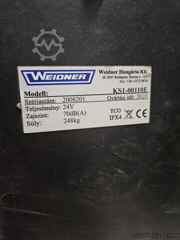Varredora a bordo 6500 nm2 Weidner KS1 Weidner Star 110  KS1-00110E electric sweeper 6500nm2/h