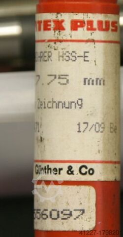 Drill bit set, 12 pieces TITEX PLUS Dreischneidig Ø 17,75 mm