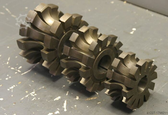 Radius milling cutters, 3 pieces Presto verschiedene Größen