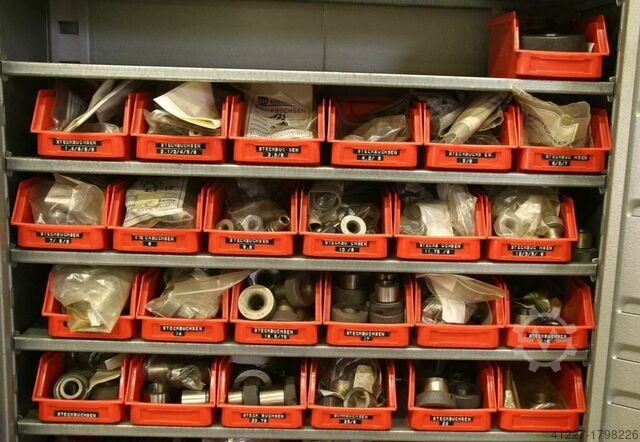 Tool cabinet with drill bushes Niederberger mit Ersatzteilen für Werkzeugbau