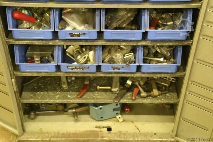 Tool cabinet with drill bushings Niederberger mit Ersatzteilen für Werkzeugbau