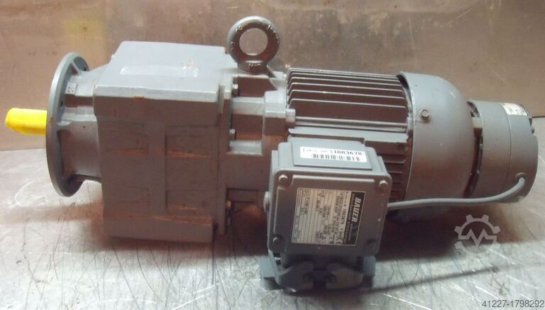 Aandrijfmotor 0,55 kW 133 omw/min BAUER BG20-37