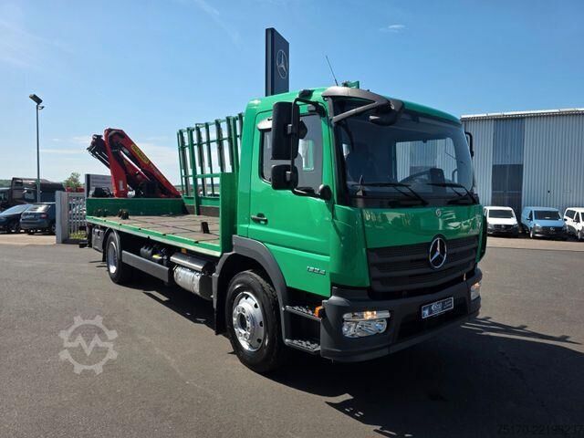 Platform römorku Mercedes-Benz Atego 1324 L Glasreff Palfinger PK 12.501 Funk