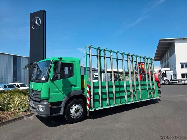 Platform römorku Mercedes-Benz Atego 1324 L Glasreff Palfinger PK 12.501 Funk