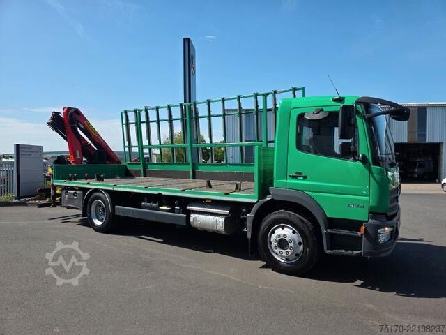 Platform römorku Mercedes-Benz Atego 1324 L Glasreff Palfinger PK 12.501 Funk