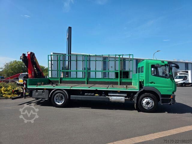 Platform römorku Mercedes-Benz Atego 1324 L Glasreff Palfinger PK 12.501 Funk