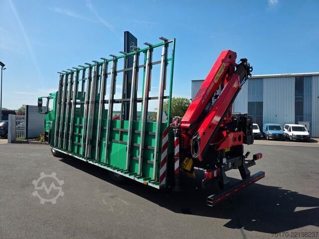 Platform römorku Mercedes-Benz Atego 1324 L Glasreff Palfinger PK 12.501 Funk