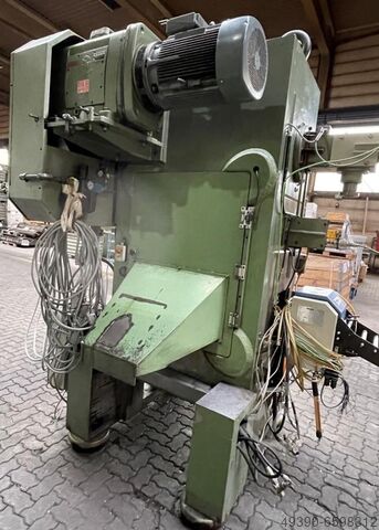 Presă excentrică automată cu alimentator cu role NC EBU; cu dublu montanți - presă excentrică, presă HAULICK + ROOS RVD 125