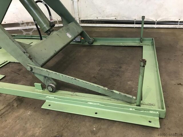 Hydraulische schaarheftafel, heftafel met apart hydraulisch aggregaat WEIDMANN E5/13-1