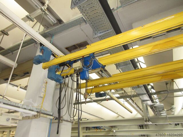 Daru előtető Daru portál daru Daru kifutópálya Demag KBK2 0,5t Hallenkran + Fahrantrieb KBKII KBK2 24x8,5m NL500 Kg PK Kettenzug