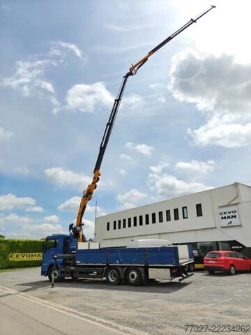 Laadplatform MAN TGS 26.360 Crane Copma 210 + JIB