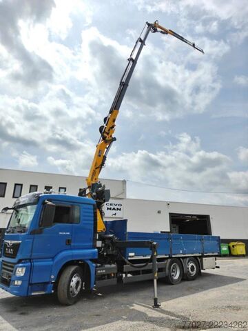 Laadplatform MAN TGS 26.360 Crane Copma 210 + JIB