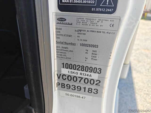 Transport chłodniczy/mrożony MAN TGL 8.180 Carrier Viento 350