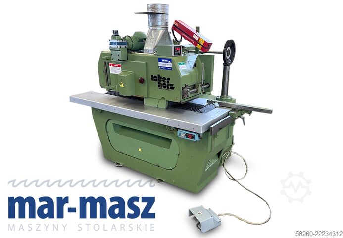 Meerripzaag met zwevend zaagblad, kantzaagmachine WEINIG K 23T 245/120 laser