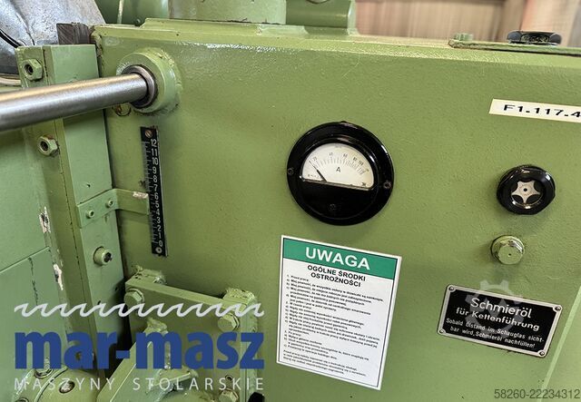 Meerripzaag met zwevend zaagblad, kantzaagmachine WEINIG K 23T 245/120 laser