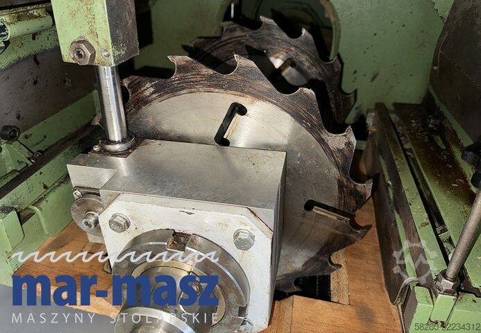 Meerripzaag met zwevend zaagblad, kantzaagmachine WEINIG K 23T 245/120 laser