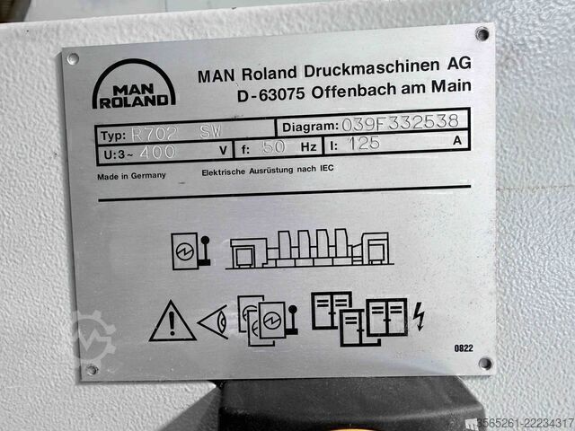 Maszyna offsetowa MAN Roland R702 SW