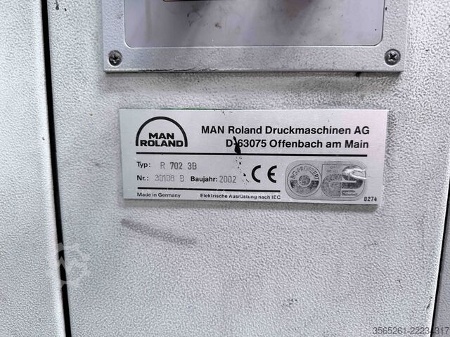 Maszyna offsetowa MAN Roland R702 SW