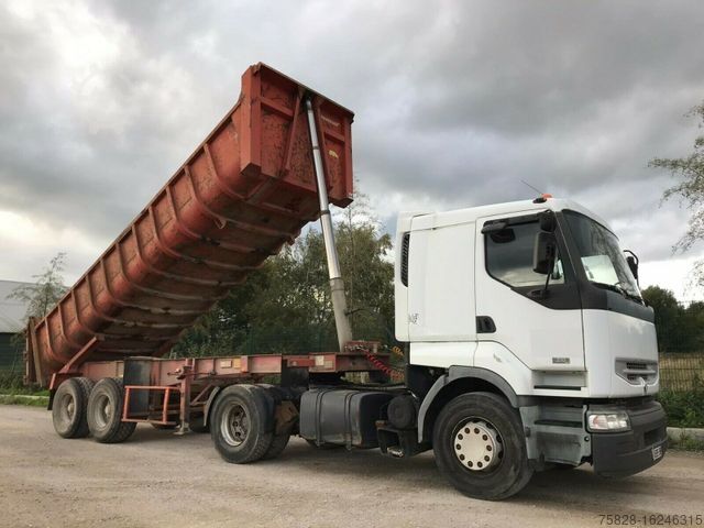 Tippsemitrailer FRUEHAUF STAHL Kipper  BLATTGEFEDERT