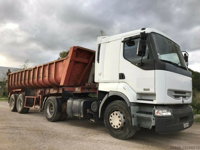 Tippsemitrailer FRUEHAUF STAHL Kipper BLATTGEFEDERT