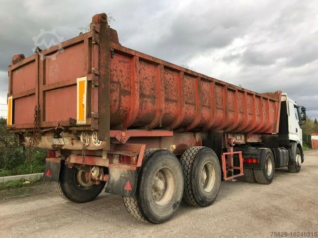 Tippsemitrailer FRUEHAUF STAHL Kipper  BLATTGEFEDERT