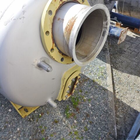 Réservoir à vide de 1260 litres en acier inoxydable V2A  9156