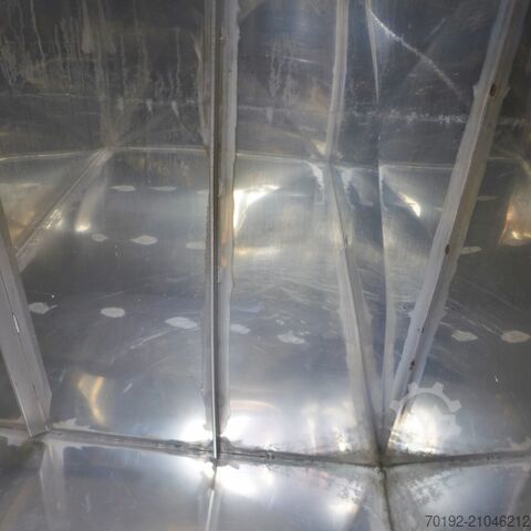 Réservoir double chambre de 1800 litres en acier inoxydable V2A  9150