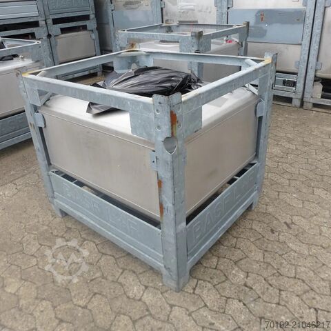 Conteneur IBC de 500 litres en V2A Blefa 9149