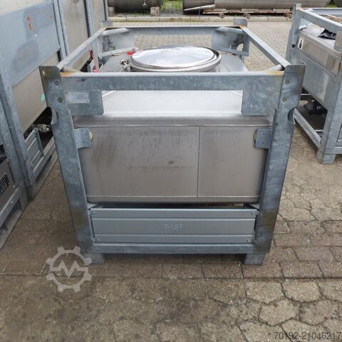 Conteneur IBC de 500 litres en V2A Blefa 9149