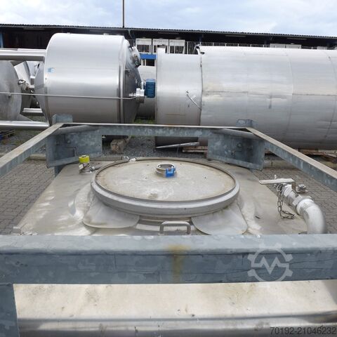 Conteneur IBC de 1000 litres en V2A Blefa 9148