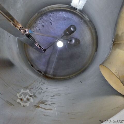 Réservoir de 2500 litres en acier inoxydable V2A  9140