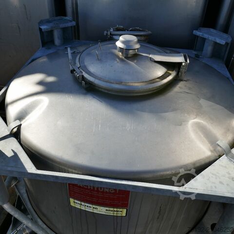 Conteneur de 560 litres en V2A Behälter KG Bremen 9130